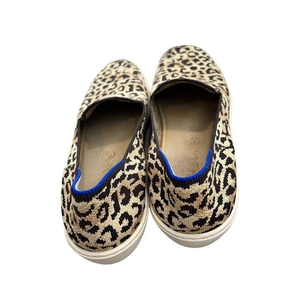 9.5 Rothy's Leapord Print Slip On Sneakers Great Condition! - Picture 6 of 15